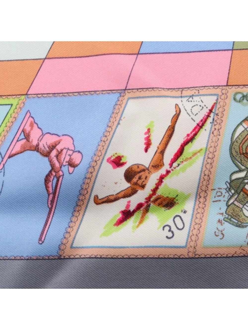 Hermes Scarf Carre 90 Correspondance Silk
